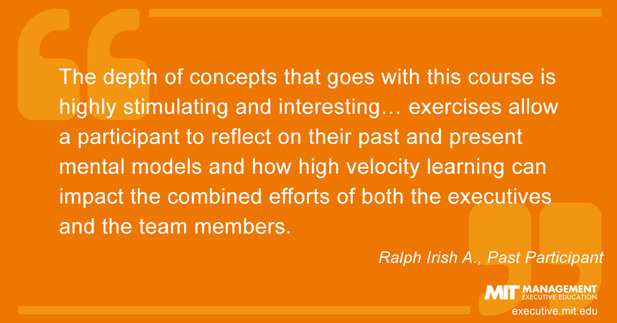 Testimonial from past course participant Ralph Irish A.